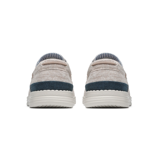 Men's Casual Slip-On Canvas Loafers - KHAKI - 5